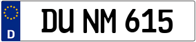 Truck License Plate